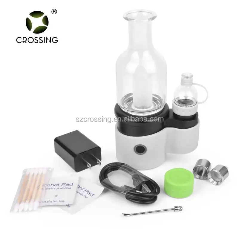 First-Ever Smart Rig Maximum 3050mah crossing Core wax enail glass Device vaporizer Electric Wax vape pen in stock