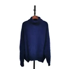 Women Sweater Turtleneck Women High Neck Sweaters 60%angora 40%nylon Pullover Sweater