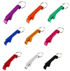 Wholesale promotional custom cheap color blank logo aluminum beer bottle opener keychain