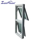 China manufacturer supply hurricane imact windows awning window with safety glass