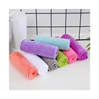 Plain Square Towel Hot Selling Wholesale Plain Small Square Clean Square Towel With Hook