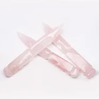 Wedding Gift Wholesale Spiritual Healing Crystals Polished Spiritual Rose Quartz Knife For Wedding Gift