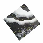 promotion gift Textile product Customized microfiber cleaning cloth slik screen printing technology OEM logo brand