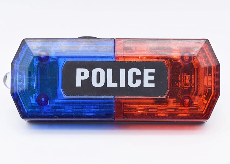 Led Rechargeable Traffic Police Shoulder Lamp Blue Red Flashing Police