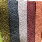 Factory sales spot coarse linen cotton fabric two-color sofa fabric clothing fabrics