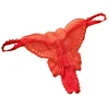Super sexy lace embroidery thong solid color butterfly T-back free to take off hollowed-out sexy lingerie women underwear