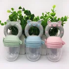 Baby Food Baby Pacifier FDA Approved Silicone Baby Fresh Fruit Feeder Baby Pacifier Food Feeder With Silicone Pouches