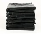 Hot Sell Black Flat Bottom Durable Custom Size Plastic Garbage Bag