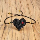 Handmade Moyamiya Best Handmade Heart Charms Bracelet Custom Jewelry Fashion Accessoires For Women Pulsera