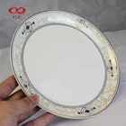 Hot Amazon Wholesale Enamel Plates Luxury Dinner Plate