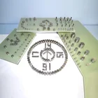 double date stamp day month year for plastic injection mold