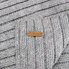 Best selling 100% acrylic winter grey soft feeling knitted scarf