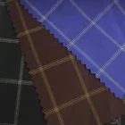 good quality Dyed plaid woven print check stock lot in poland tr fabric composition