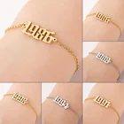 Bracelet Wholesale Adjustable Stainless Steel Personalized Year Bracelet