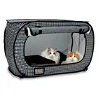 Manufacturer Wholesale Professional Lightweight Soft Luxury Travel Pet Dog Cat Carrier Cage