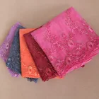 Fashion women muslim custom make hijab scarf with strass 2019