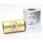 custom Food use PE laminated paper backed aluminum foil for butter wrapping packing