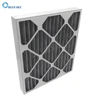 Customized MERV 8 Pleated AC Furnace Air Filter with Activated Carbon for AC HVAC and Furnace