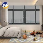 House use family aluminum window customized color sliding glass windows