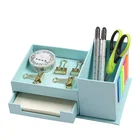 2020 Square Shaped Box Set Memo Pads Style Note Pad With Pen Holder