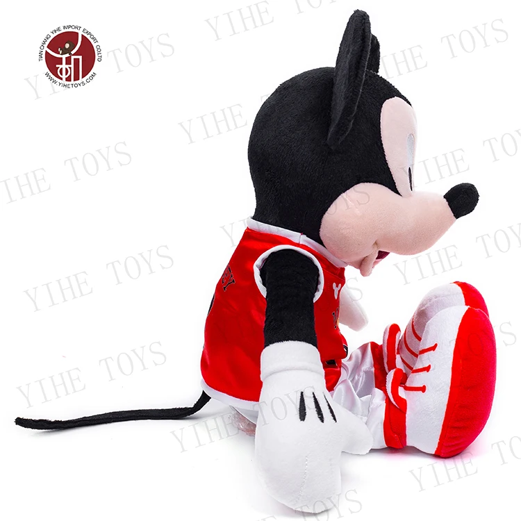 Baby Toy Stuffed Animal Knitted Sports Mickey PP Cotton Anime Plush Toys
