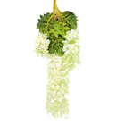 Autumn dekoration hanging wisteria flowers artificial for ceiling