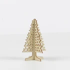 Laser cut wood crafts display for home decoration