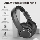 2020 Custom Brand Logo low moq Noise Reduction Active Noise Cancelling Wireless Bluetooth Headphones By OEM Headphone Factory