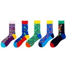 Anti-bacterial Sock Unisex Socks Custom China Sock Factory Colorful Pattern Cotton Happy Unisex Socks Custom Dress Men Sox