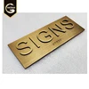 Factory Customer Made Price Metal Office Name Desk Plate Room Floor Number Letter Display Plate Panel Sign