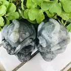 Labradorite Carving Labradorite Carving Wholesale Natural Labradorite Carving Of Snake Skulls Carving Head Decoration