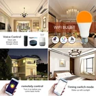9 ワット wifi スマート Led 電球 E27/E26 調光対応と RGB 電球 CE FCC 、 roHS と PSE 認定ライト