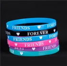 China High Fashion Factory Manufacturer Round Silicone Wristband Bracelet