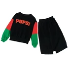 2019 new children's fashion kid's clothing girls dress suit girl autumn clothes half-length group skirt