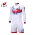 American Club Football Jersey Cheap White Long Sleeve Soccer Uniforms