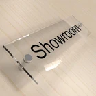 Custom Advertising Transparent Custom Acrylic Door Sign Board For Office