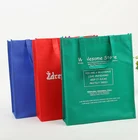 Factory supplied handmade custom bag ecological promotional Black pp bag non woven