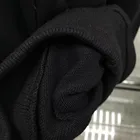 Custom Streetwear Clothing Fashion Reflective Material Hoodie Pullover Reflective Mens Apparel Hoody Black