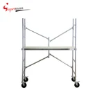 China OEM 4ft. Mini Plywood Platform Foldable Aluminum Scaffolding
