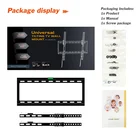Quick lock 400x400 MM VESA lcd plasma tilt tv wall mount bracket suit for 26''-55'' tvs black metal wall mount bracket