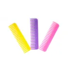 2019 New product household hairdressing comb PP plastic manufacturing comfortable 3 color small wide tooth hair comb