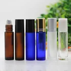 Glass Perfume Glassglassglassglass Hot Sale 3ml 5ml 10ml 15ml 30ml Glass Essential Oil Perfume Roll On Bottles 10ml