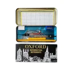 Oxford Compass Divider Mathematical Math Set in Tin Box