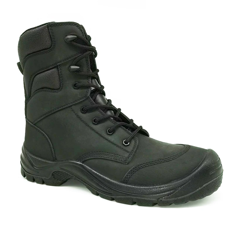 ankle high steel toe boots