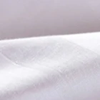 100% Polyester Microfiber bleach white color Fabric dyeing fabric solid color fabric