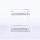 Stainless steel 201 kitchen uses seasoning storage double shelf racks