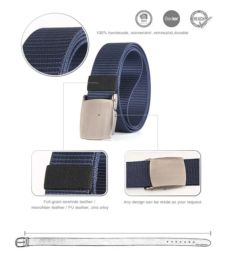 elastic belt with buckle