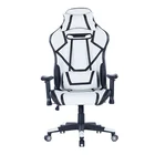 Chair Office With Casters Gaming Chair Price 8220 White PU And PVC Gaming Chair Office Racing Chair With Casters