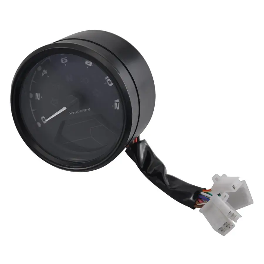 Motorcycle Meter LED digital Indicator light Tachometer Odometer Speedometer Oil Meter Multifunction Motor Instruments New