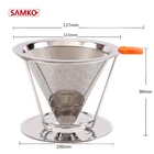Coffee Stainless Coffee Round Stainless Steel Coffee Filter Brewer Filter Coffee